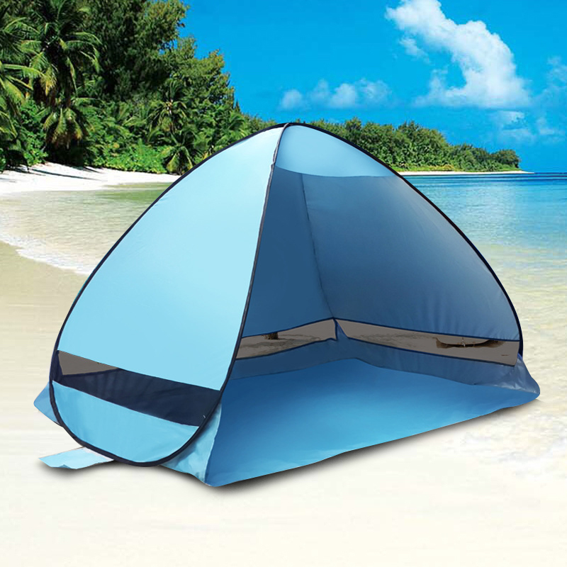 

200*120*130cm Outdoor Automatic Instant -up Portable Beach Tent Anti UV Shelter Camping Fishing Hiking Picnic