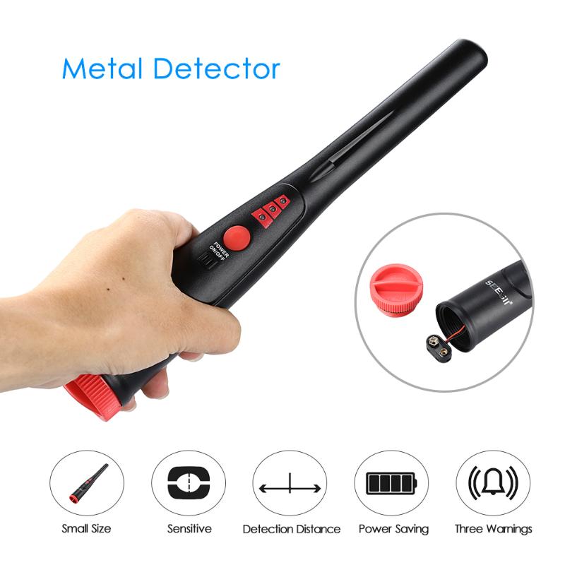 

SEESII GC-2007 Pinpointer Metal Detector High Sensitivity Portable Pin Pointer with LED Indicators Treasure Hunting