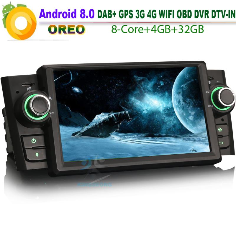 

Octa Core Android 8.0 DAB+ Autoradio Bluetooth WiFi 4G BT SD Car Radio player RDS DTV-IN GPS NAVI Canbus RDS OBD for Linea