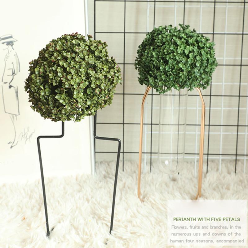 

Artificial Plants Grass Ball Hydrangea Flower Home Decor Wedding Plants Wall DIY Christmas Decoration
