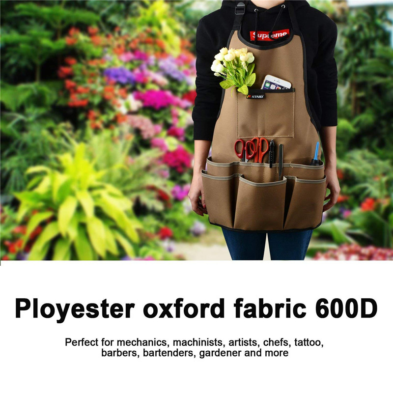 

Tool Adjustable Belt Professional Waterproof Oxford Cloth Tools Apron Work Garden Aprons