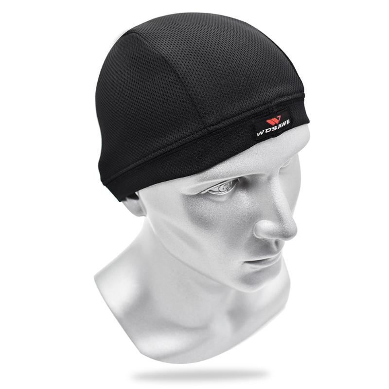 

Ultralight Quick Drying Bike Helmet Liner Bicycle Cycling Scarf Balaclava Headwrap for cycling Beanie Cap Balaclava Headwear, Black