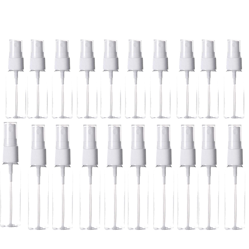 

20 Packs of Clear Plastic Fine Mist Spray Bottle,20Ml,For Essential Oils, Travel, Perfumes and More