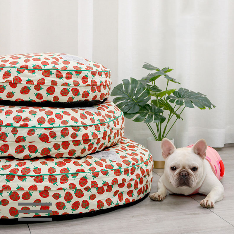 

Dogs Bed All Seasons Dog Bed Soft Ultra Thick Cushion Breathable Soft Pet Dog Mat Pet Products, Red
