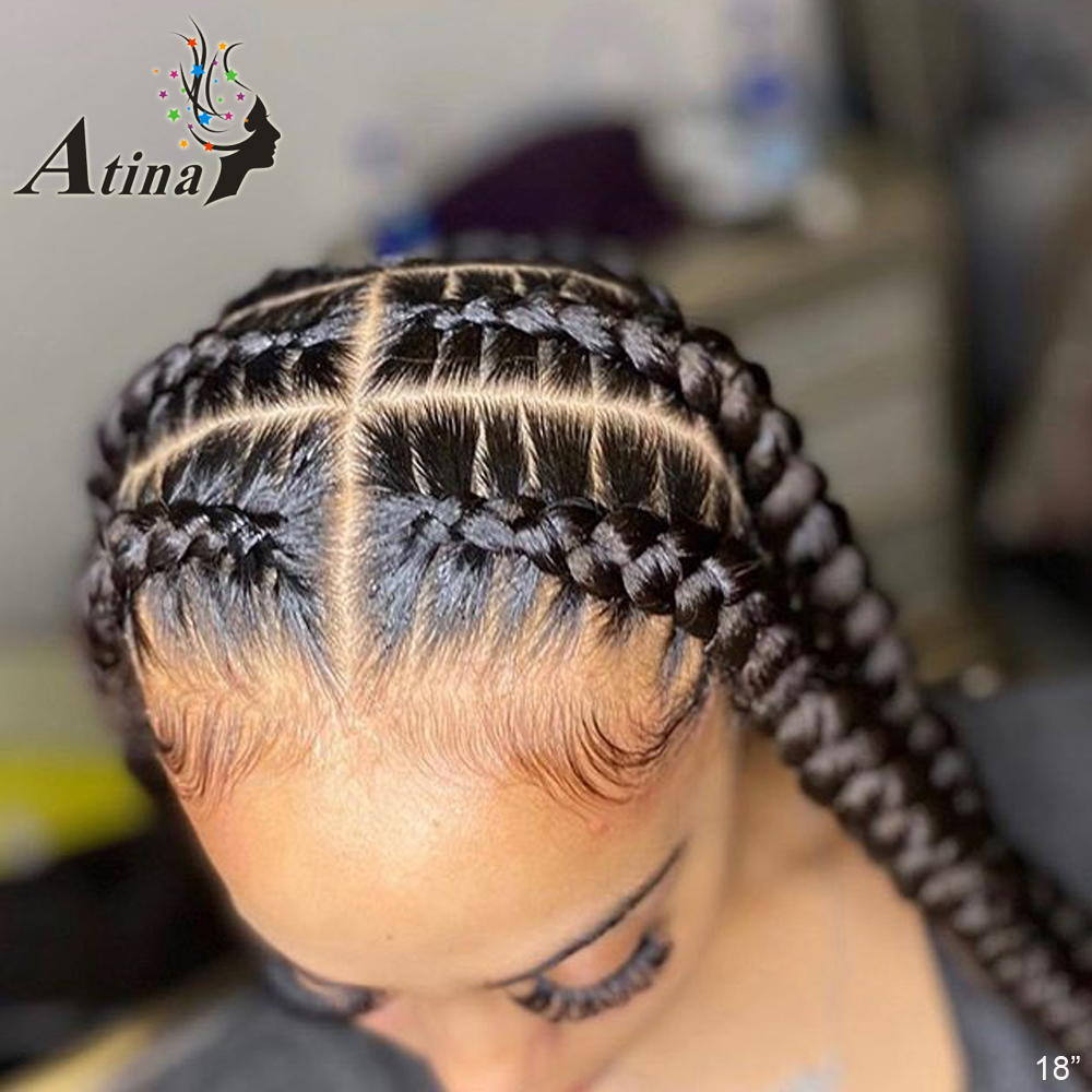 

13X6 hd Lace Front Human Hair Wig Straight Invisible Transparent Full Lace Wigs Atina Undetectable Frontal Remy 4x4 Closure 150%, Black