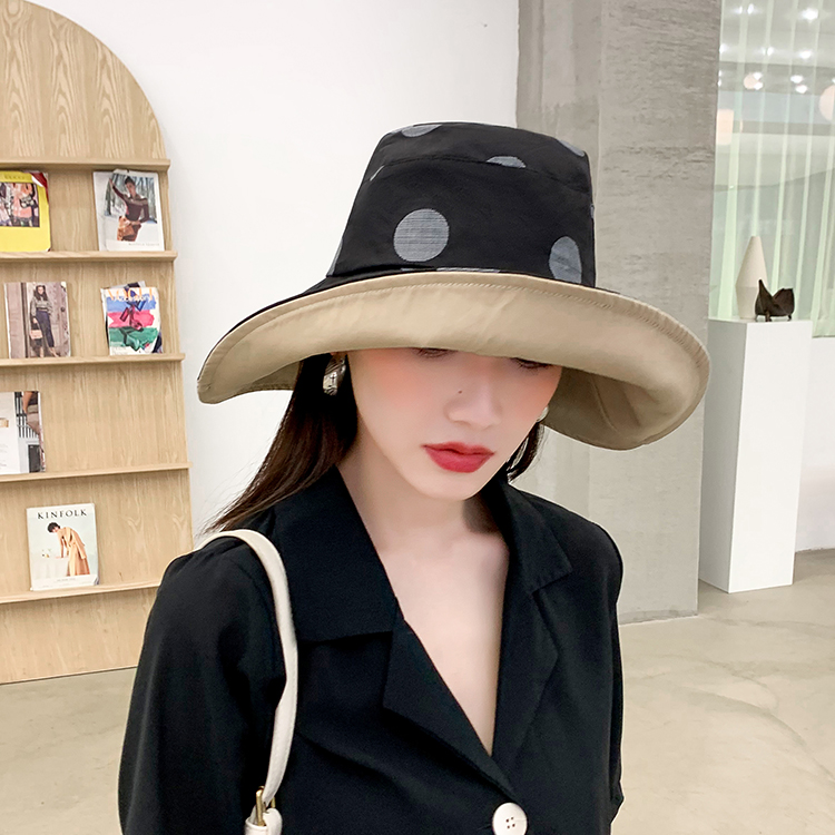 

New 2020 Hot Sale Round Top Raffia Wide Brim Cotton Hats Summer Sun Hats for Women Girl With Leisure Beach Lady Flat Gorras, Black