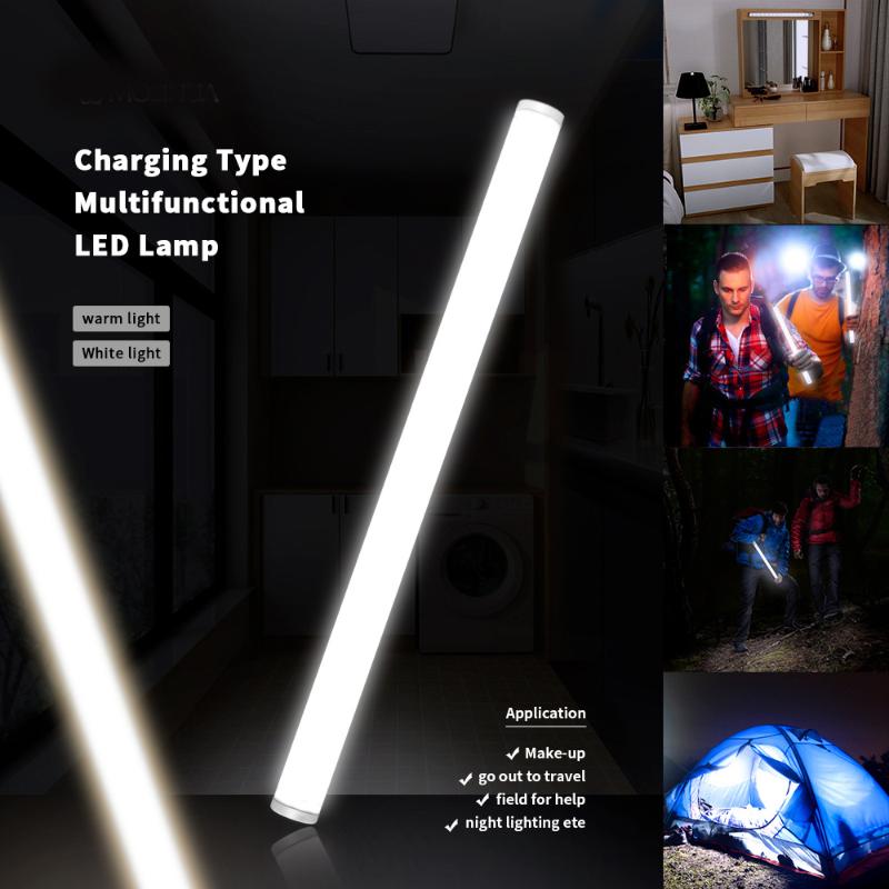 

4 Modes Touching Switch Led Light Lamp Rechargeable LED Bar Lights DC 5V Strip Light USB Charging Outdoor Camping