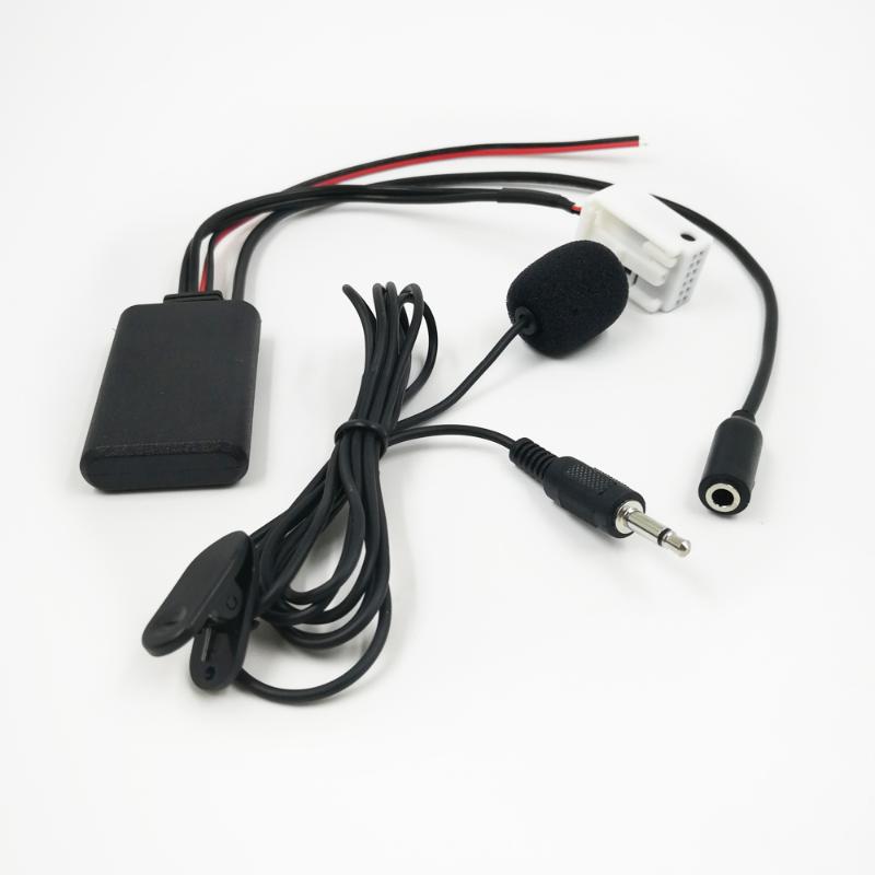 

Biurlink 150CM Car Radio Bluetooth 5.0 Audio Wireless AUX Adapter 12Pin Quadlock Plug For (2006-2009) CD73 Headunit