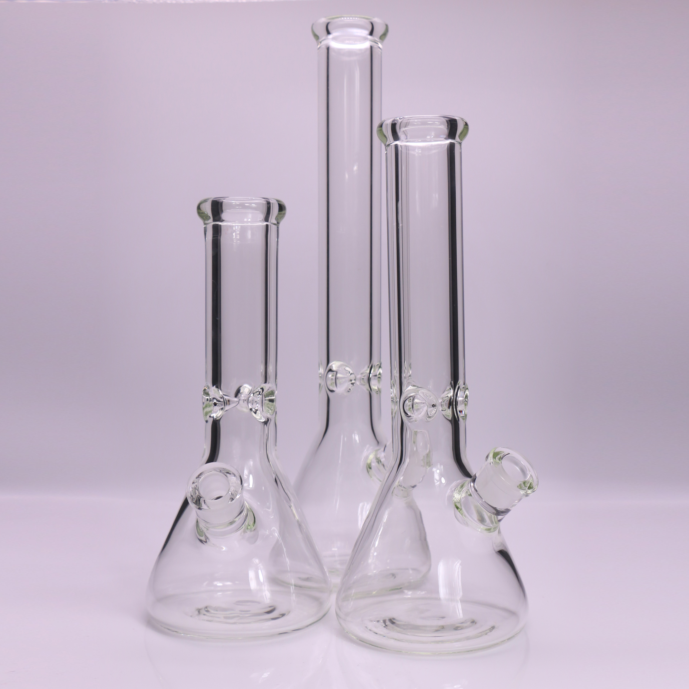 

Hookahs 9mm 18 inch bong glass tall bongs pipe Beaker With Elephant Joint Super Heavy