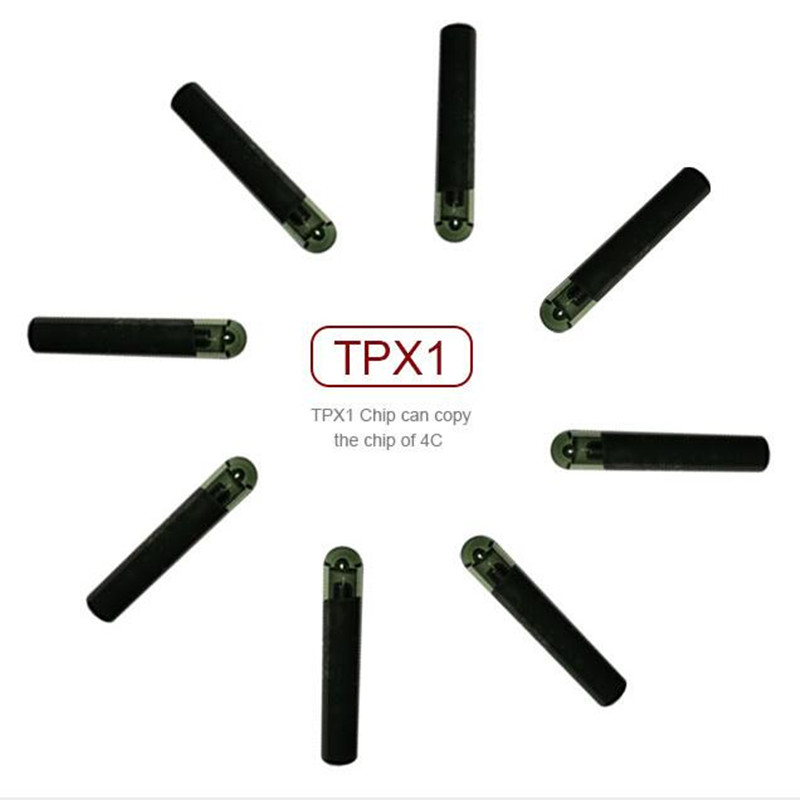 

2019 Hot Sell Copy JMA TPX1 Cloner 4C TPX1 Transponder Chip Car Key Glass Chip 4C chip