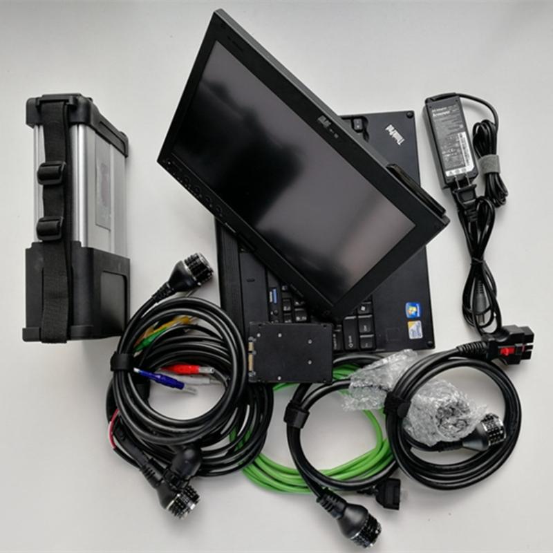 

MB STAR c5 Compact 5 SDConnect Multiplexer with 2020.06 software 320gb hdd x200t laptop Diagnostic tools With WIFI full set