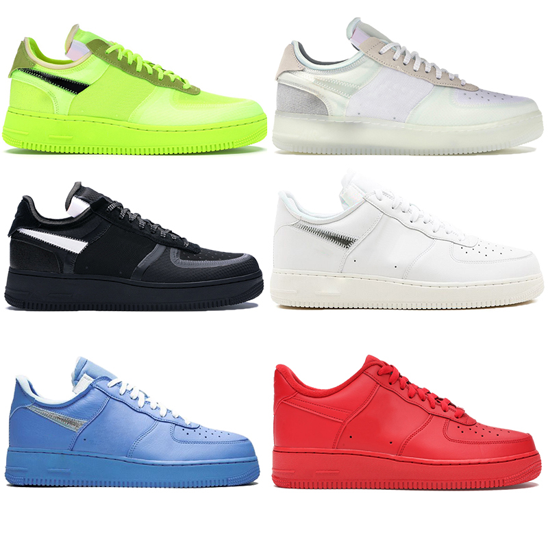 

2020 new mens casual Shoes Sneakers volt black university blue white Sport 1 1s Skateboard Women Low Chaussure Shoe US5.5-11, 4 white