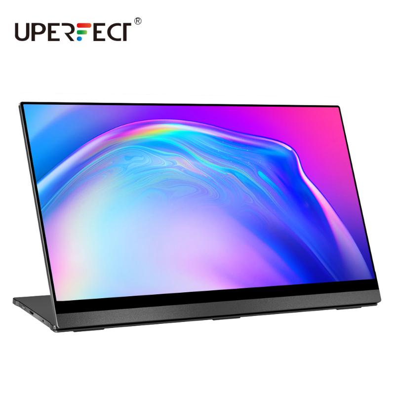 

UPERFECT Portable Monitor Touchscreen Gravity Sensor Automatic Rotate 13.3inch Slimmest 10-Point Touch Dual USB C Monitor