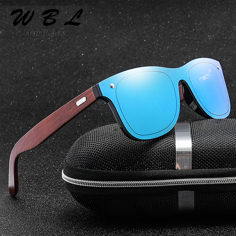 

WarBLade Wood Glasses Black Walnut Woman Sunglasses Eyewear Accessories Male Sunglasses Rimless for Men glasses with box 2020
