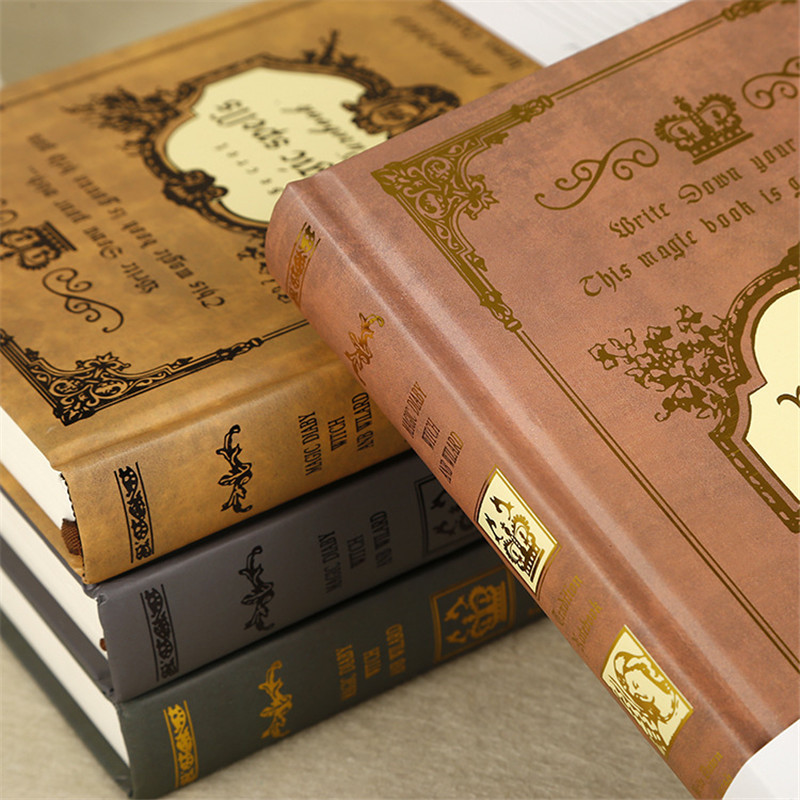 

128 Sheets European Business Retro Magic Weekly Planner A5 Notebooks Back To School Paper Stationery Journal Accessories
