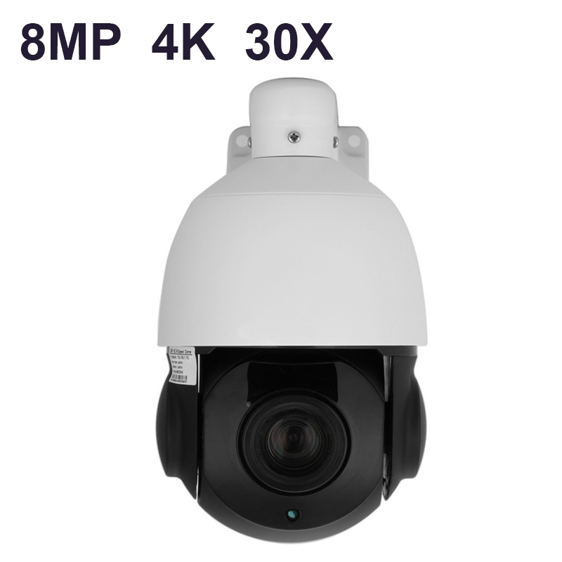 

100M IR Vision POE 4K dome camera WDR Defog 8MP CCTV camera HD Waterproof IP PTZ Dome surveillance 4K HD 8MP
