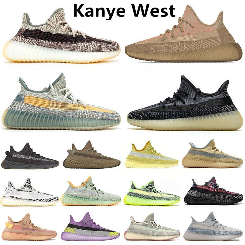 

2020 Desert Sage Asriel Eliada Tail Light Cinder Reflective Mens Women Running Shoes Marsh Yecheil Earth Zyon Flax Kanye West Sports Shoe, 46