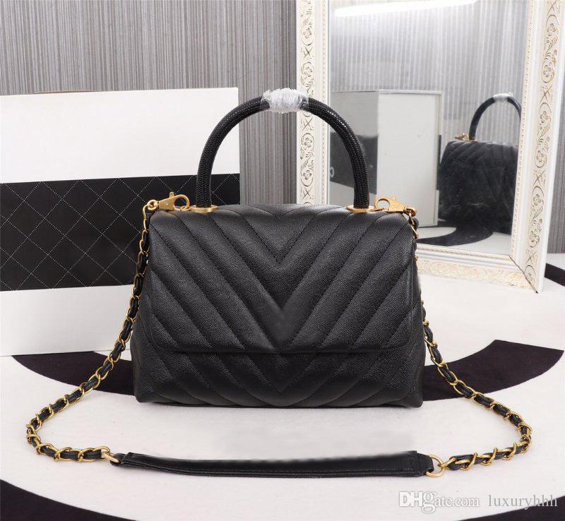 

Hot Sale Designer Luxury Women Bags Shoulder Bags Women Crossbody bag High-quality genuine leather Casual wild Shopping Fashion black color, Red handle