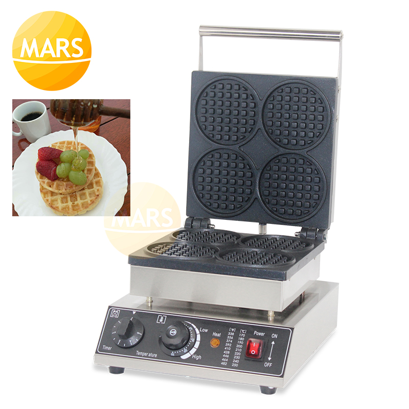 

1750W Commercial Non-stick Waffle Maker Machine Electric 110V 220V Waffle Stick Baker Iron Cake Oven Breakfast Baker