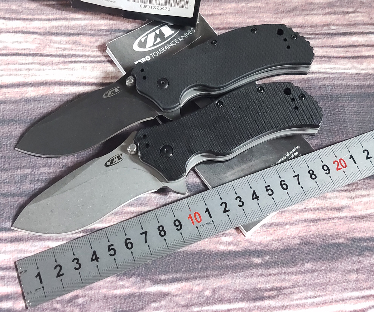 

Black Assisted 0350SW Zero Knife (3.25" 0350BW ZT Stonewash) Opening Tolerance Umerw