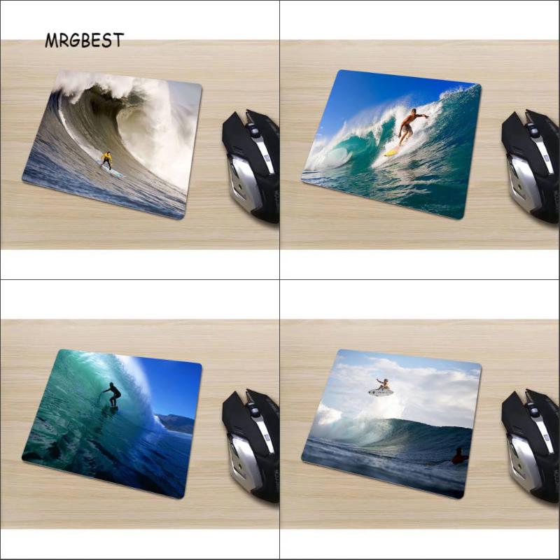

MRGBEST In Stock 22x18cm Small Size Mouse Pad Led Comfortable Feeling Desk Pad Square Surfing Picture Rubber Mouse-Pad