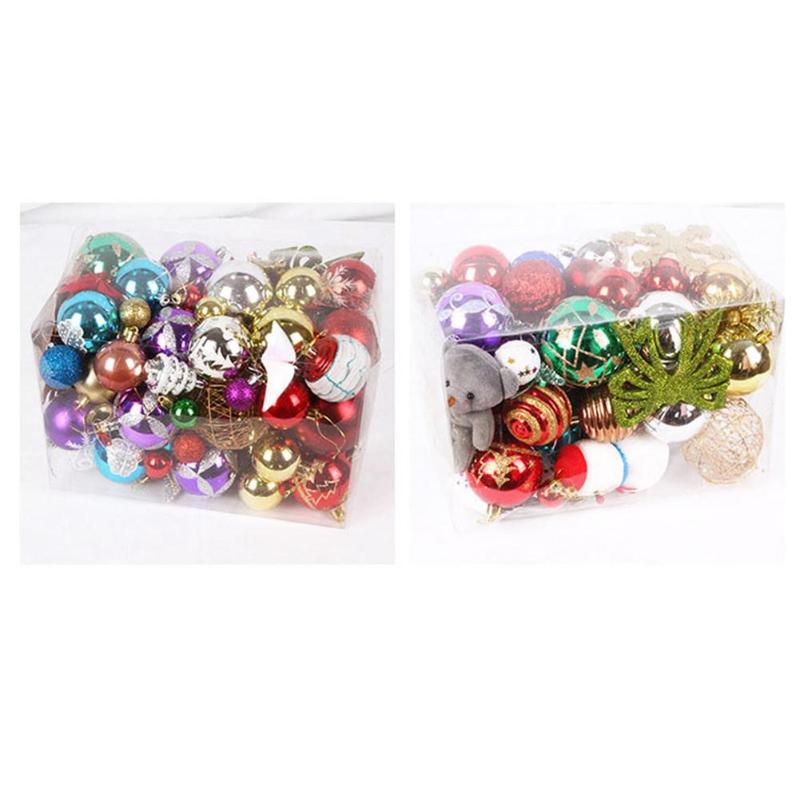 

Christmas Ball Ornaments Shiny Matte Ball Christmas Tree Pendant For Holiday Wedding Party Hanging Home Ornament