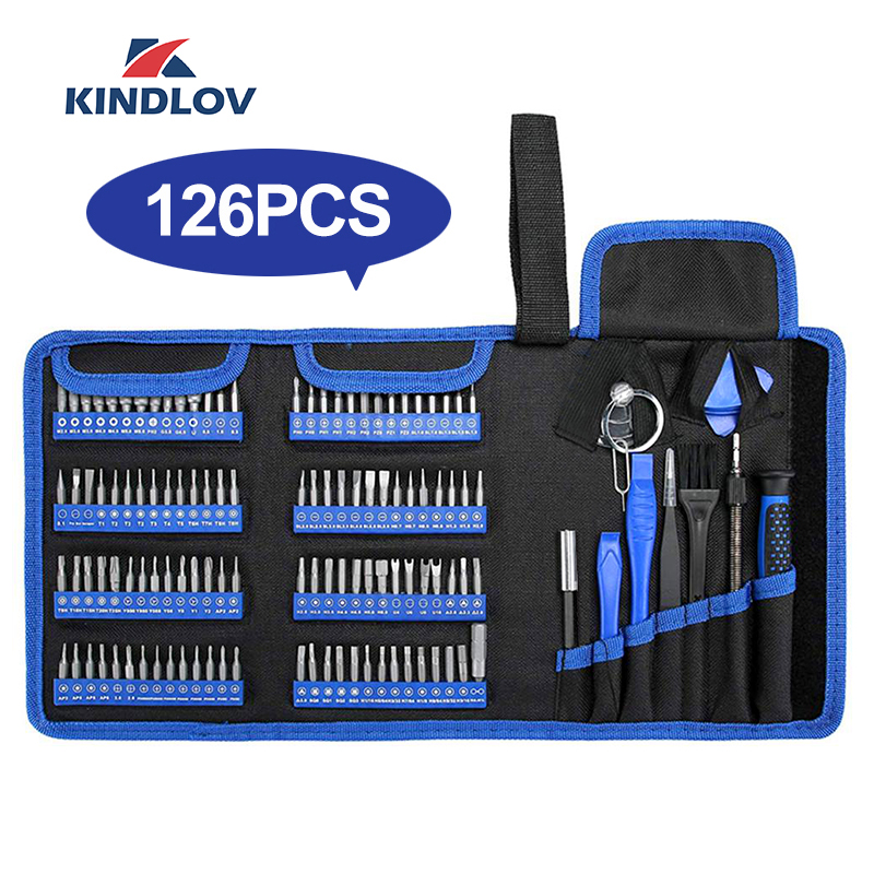 

KINDLOV Screwdriver Set Precision Screwdriver Tool Kit Magnetic Torx Bits 126 In 1 Repair Hand Tools For Phone Laptop