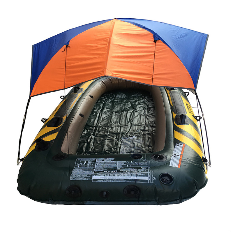 

Inflatable Boat Kayak Accessories Fishing Sun Shade Rain Canopy Kayak Kit Sailboat Awning Top Cover 2-4 Persons Boat Shelter