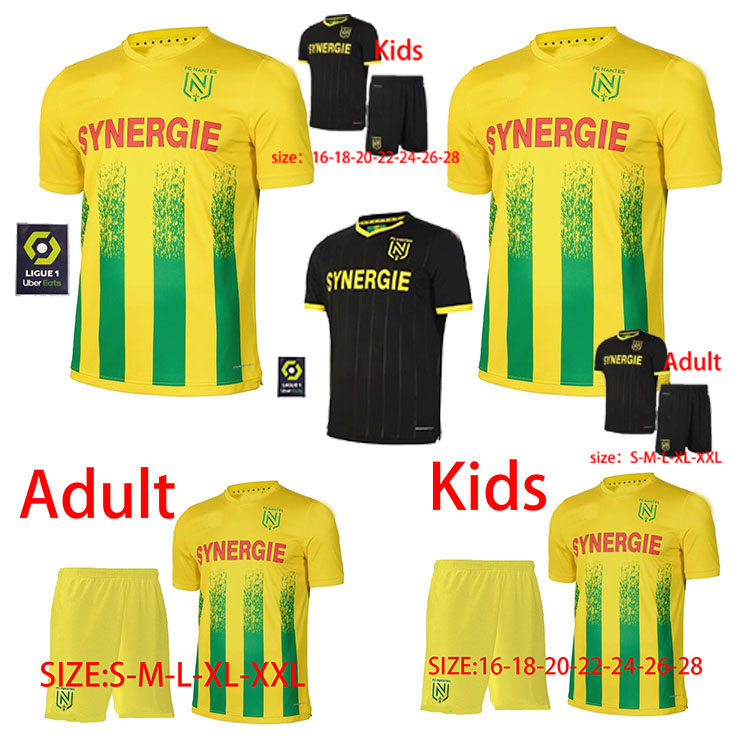 

20 21 FC Nantes soccer jersey home away maillot de foot 2020 2021 SIMON LOUZA A TOURE BLAS COCO COULIBALY ADULT MEN KIDS football sets, Lavender