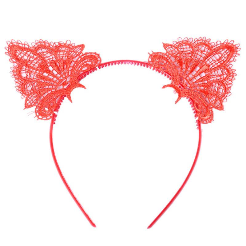 

Cat Ear Gift Sexy Lace Lovely Accessories Prom Hoop Girls Trinket Women Headband Stylish Headdress Ladies Party Decor