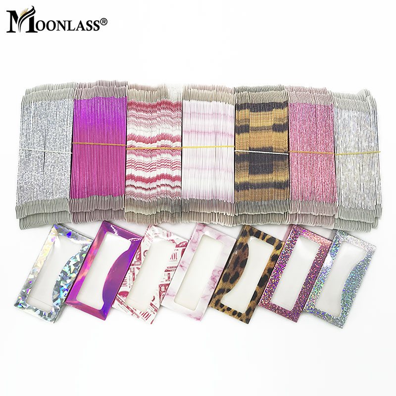 

Packaging Boxes Lot 20/30/50/100 pcs Packag Box Bulk Eyelash Cases False Eyelashes Wholesale 3D Mink Lashes Mink Eyelash Case