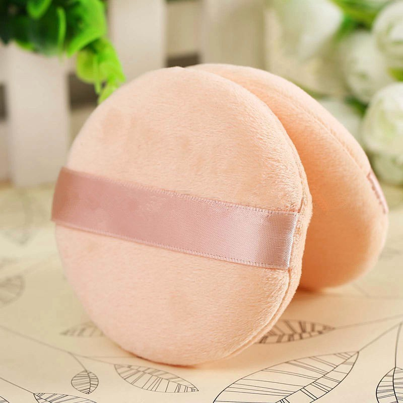 

5pcs Round Powder Puff Compact Cotton Durable Beauty Cosmetic Puff For Loose Powder Foundation Soft Reusable Makeup TSLM1