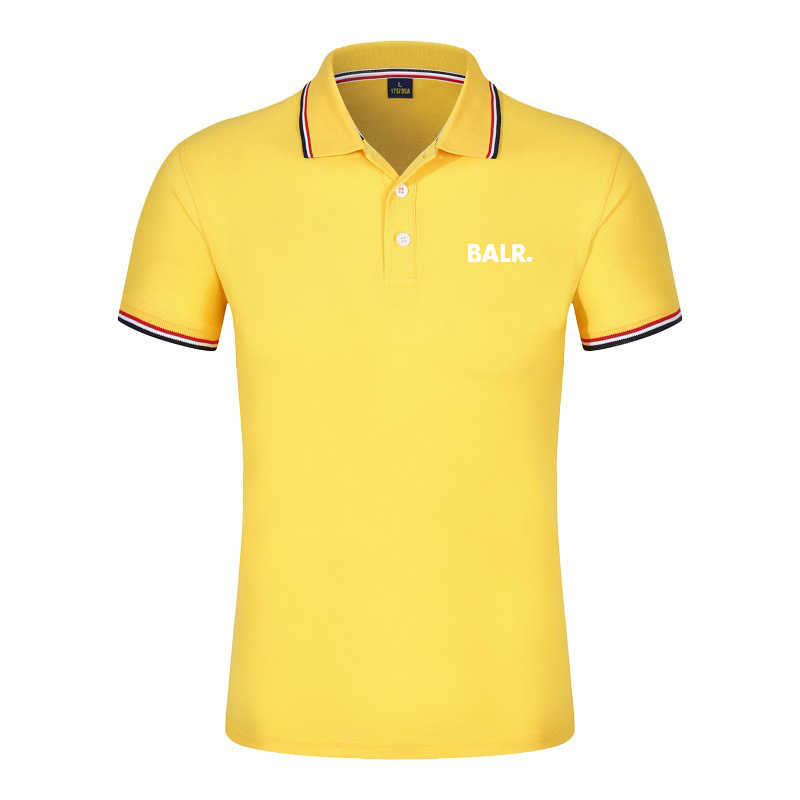 

2020 new solid color men's polo shirt business casual shirt men's short-sleeved cotton shirt jersey hot sale men's, White