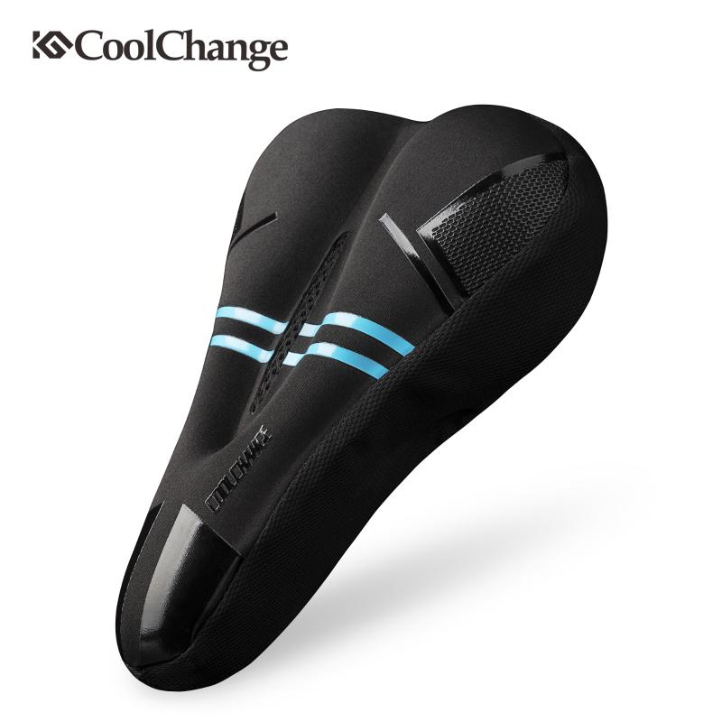 

Bike Saddles CoolChange Cycling In The Back Seat Cushion Cover Thick Sponge Mountain Road Saddle Bicycle Equipment Accessories