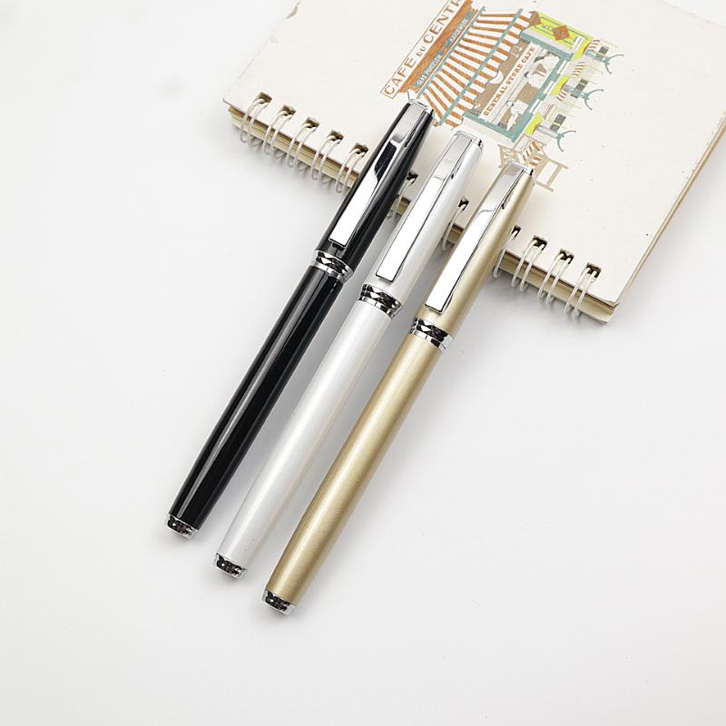 

High Quality Fountain Pen Nib 0.5mm Metal Material Business ink Pen Writing Office School Student Stationery Supplies Gifts, Red