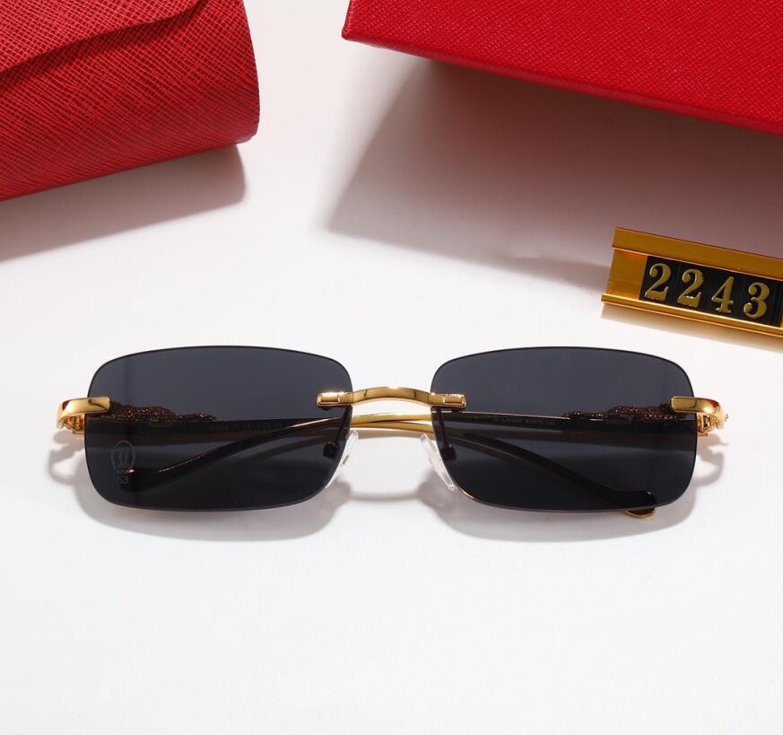 

luxury Sunglasses top qualtiy Fashion square frames For Man Woman Eyewear Designer Sun Glasses with box
