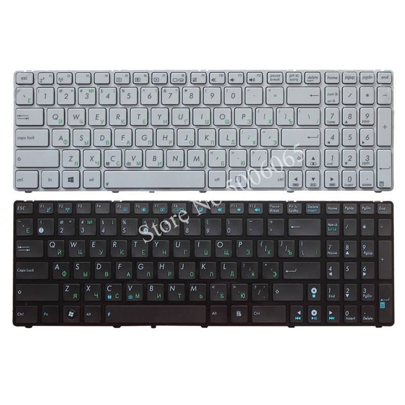 

Russian keyboard for Asus G73Sw G73Jw K52D K52DR K52 K52JK K52JR K52JT K52JU K52JV K53SV K53SC 04GN0K1KRU00-3 RU