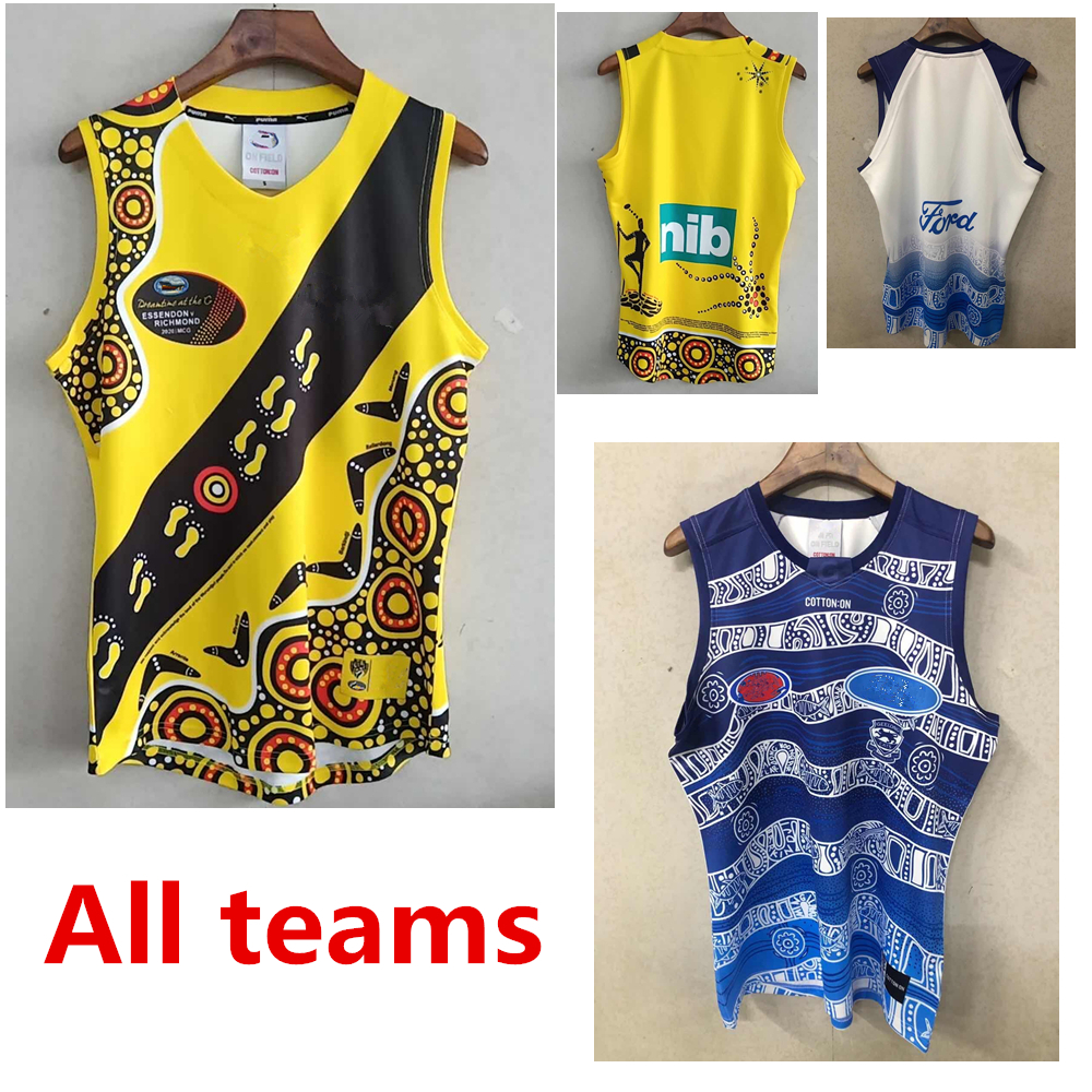 

GEELONG CATS GUERNSEYS 2021 all AFL jersey Richmond Tigers Adelaide Crows west coast eagles ST KILDA SAINTS Collingwood singlet