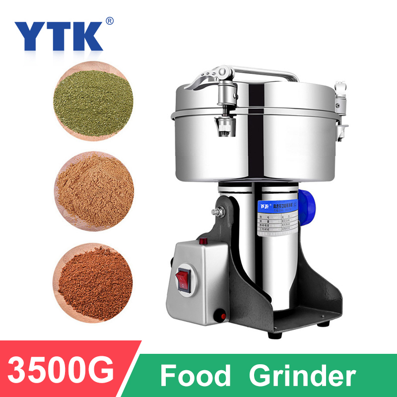 

3500G Swing Type Electric Coffee Grinder Dry Miller Grinding Machine Commercial Stainless Steel Grinder