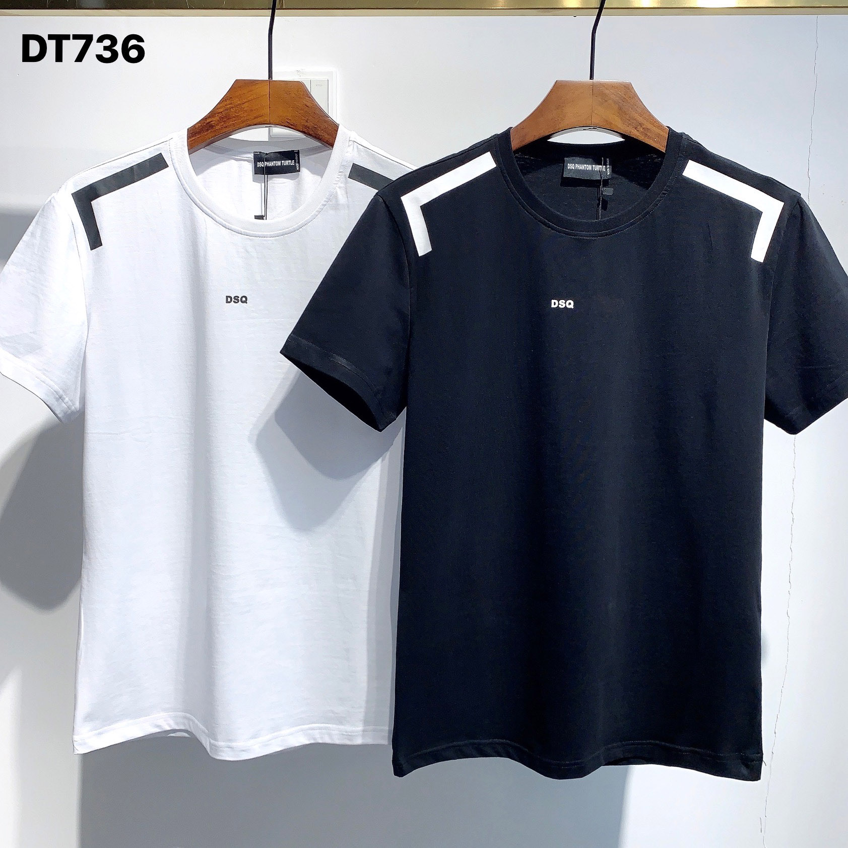 

DSQ t shirts Mens Designer T Shirts Black White Men Summer Fashion Casual Streetwear T-shirt Tops Short Sleeve Size M-XXXL 32207
