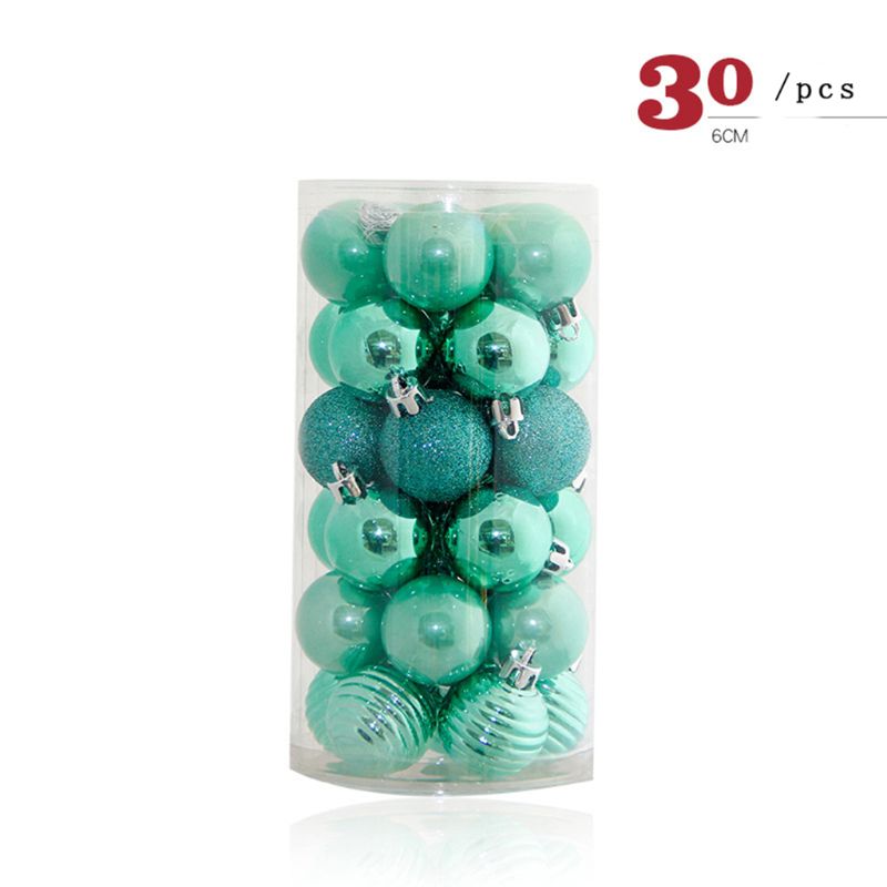 

30pcs 60mm Christmas Balls Party Baubles Xmas Tree Decoration Hanging Ornament