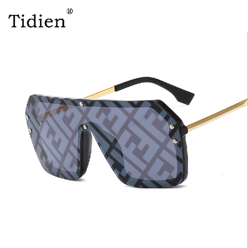 

Sunglasses Tidien Women 2021 Vintage Sun Glasses Personality Brand Design Shades Female Big Lenses 6998f