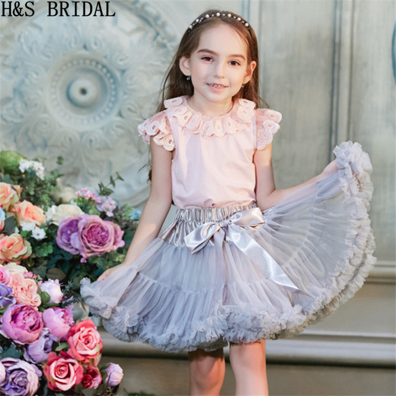 

Flower girl dresses Baby Girls Tutu Skirt Fluffy Children Ballet Kids Pettiskirt Baby Girl Skirts Princess Party Dance Skirts, Other color