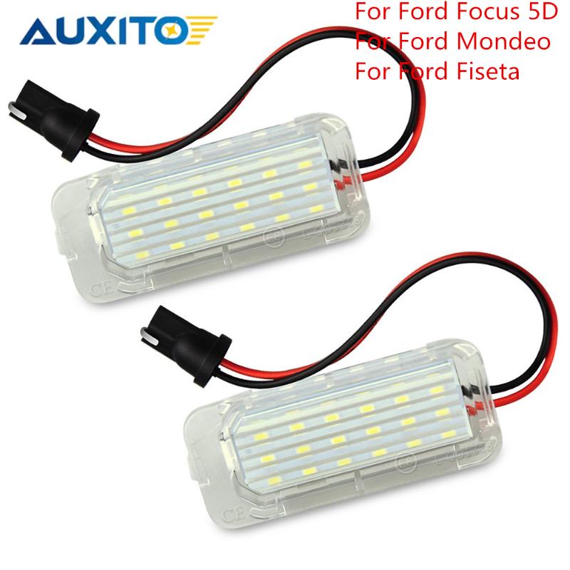 

2pcs Canbus 12v LED Number License Plate Light Lamp Error Free for focus 5d Mondeo 4 5 Fiseta 2009 2012 2020, As pic