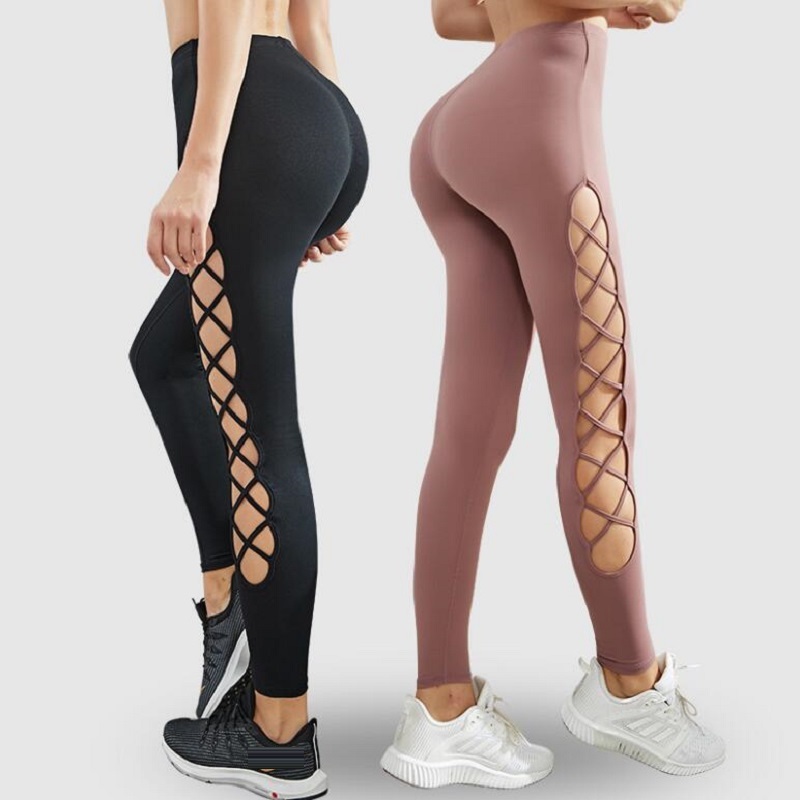 

Sexy Tight Yoga Pants Scrunch BuWorkout legging Sports Women Fitness Gym Leggings Running sports pants, Black