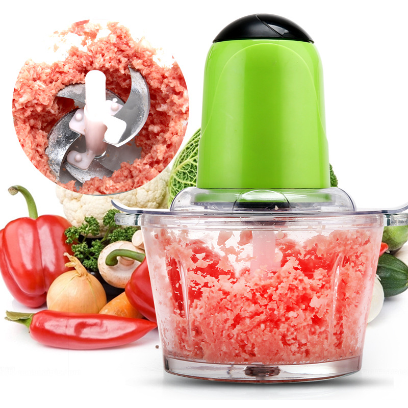 

Electric Mixer kitchen appliances electric blender 2L Kitchen Meat Grinder Shredder Multifunctional Household Processor