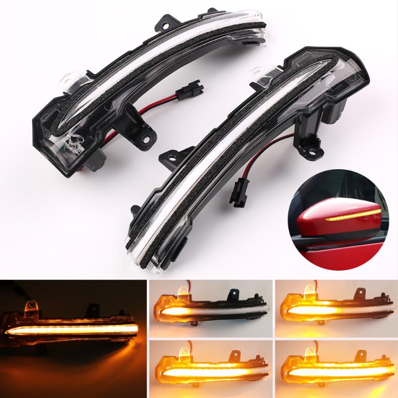 

Dynamic LED Turn Signal Light Rearview Mirror Indictor Light Accessories For Note E12 Kicks P15 2020 2020, As pic
