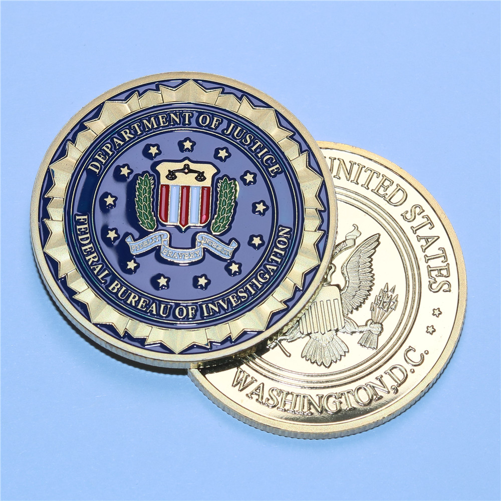 

American Challenge Coin Collection - Gold Plated Challenge Coins, Stunning Detailing