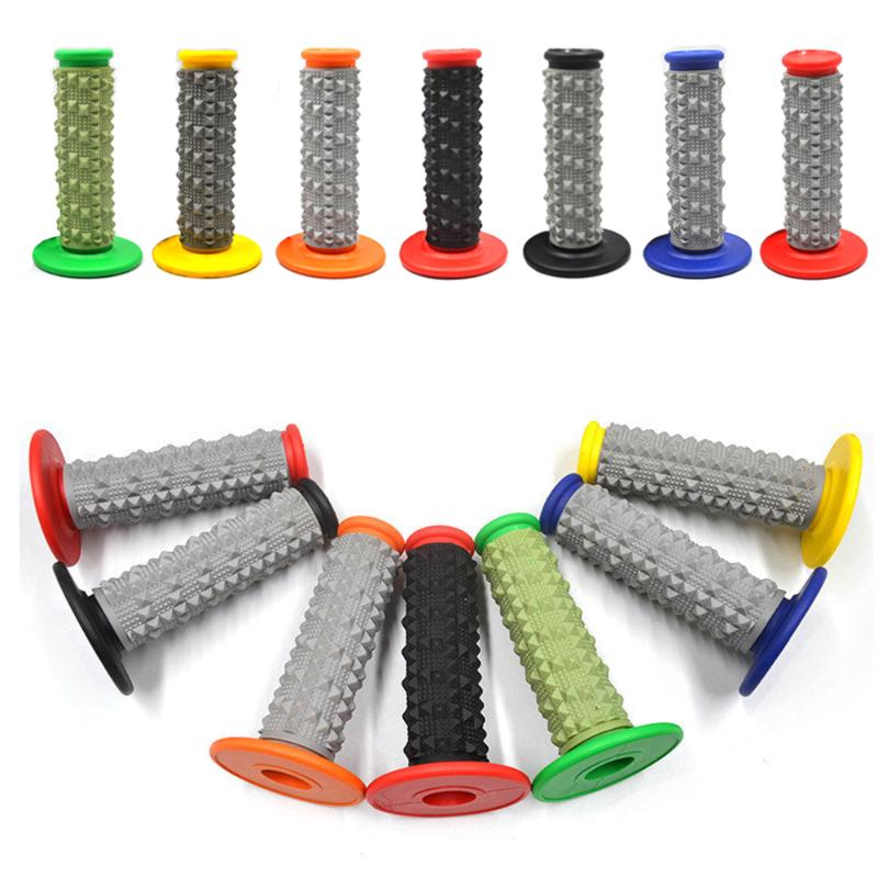 

Motorcycle MX Grips Motocross Grip Handle Hand Bar Gel Handlebar Rubber Grab 7/8" For KX 85 110 125 250 KLX 110 150 450