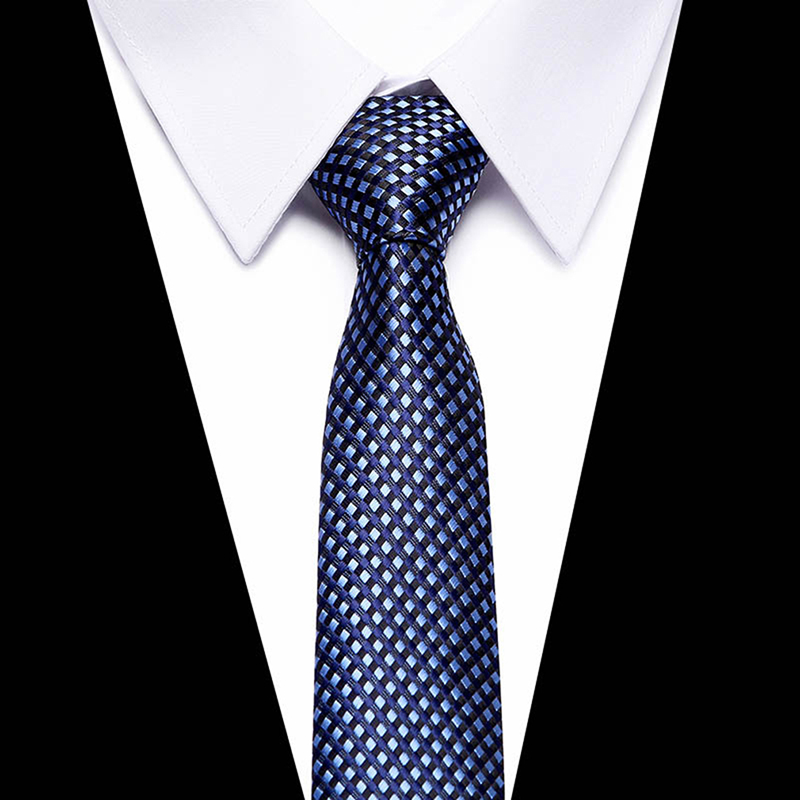 

Bow Ties Casual Male Slim Classic Polyester Woven Party Neckties Fashion Plaid Dots Man Tie For Business